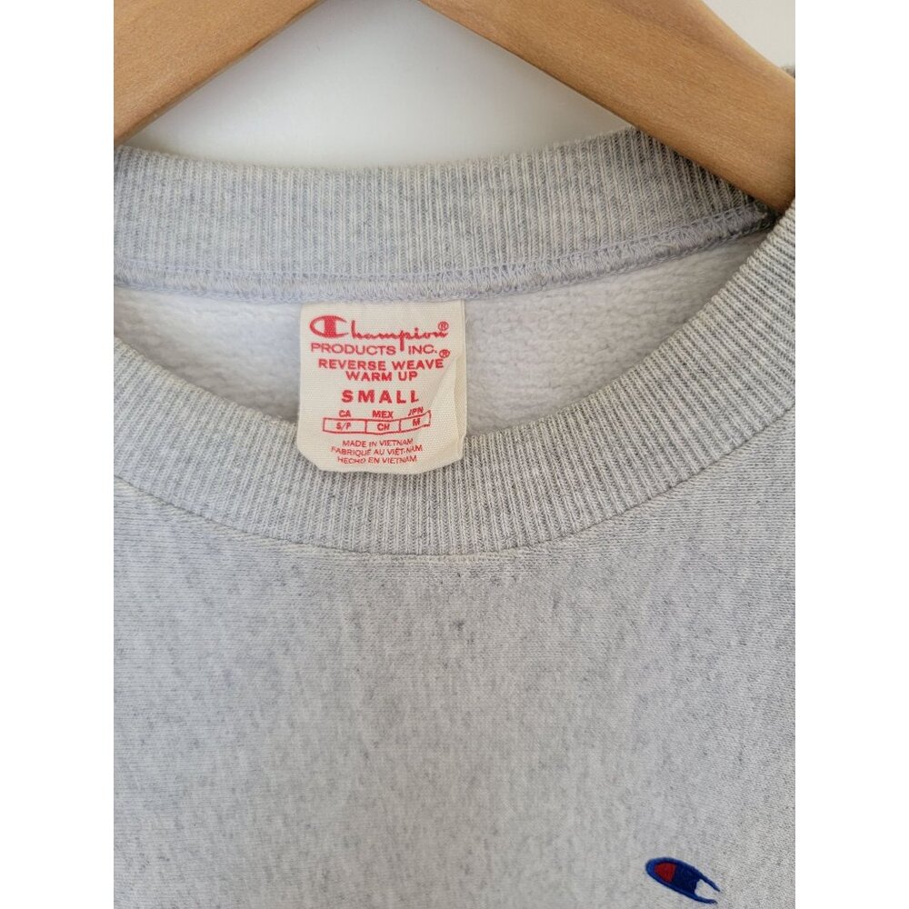 Vintage Champion Reverse Weave Warm Up Crewneck Sweatshirt Sz. S - Picture 5 of 7